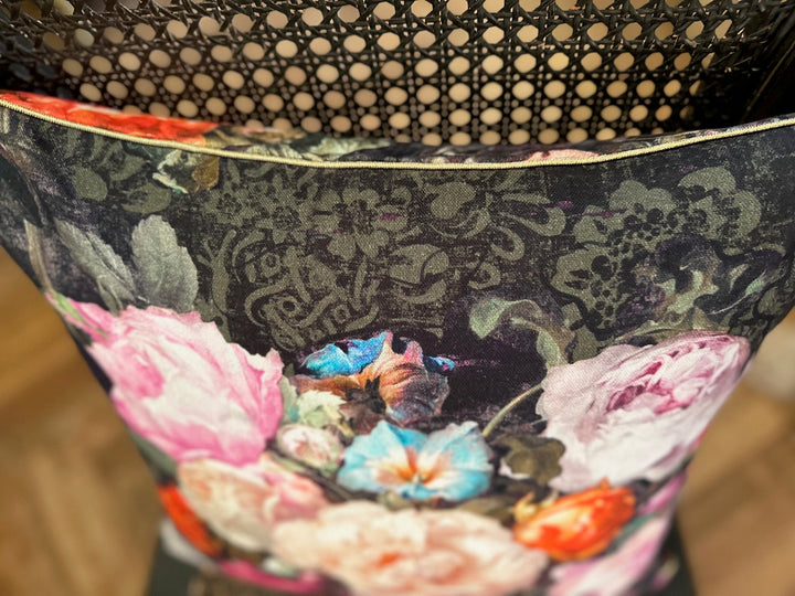 Pudebetræk til pyntepude, 45x45 cm, 100% bomuld, Francine Black kollektion