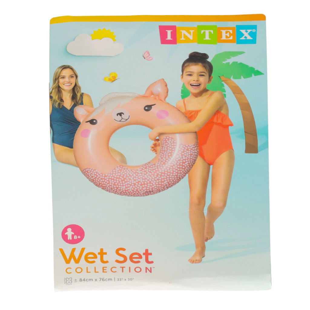 INTEX 59266 Svømmehjul dyr pink 6+