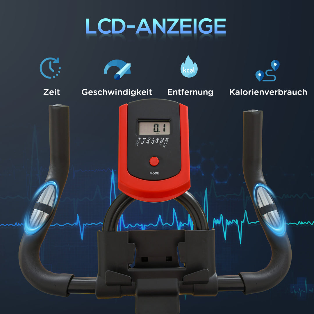 Indendørs cykeltræner hjemmegym cykeltræner fitnesscykel 85 x 46 x 114 cm