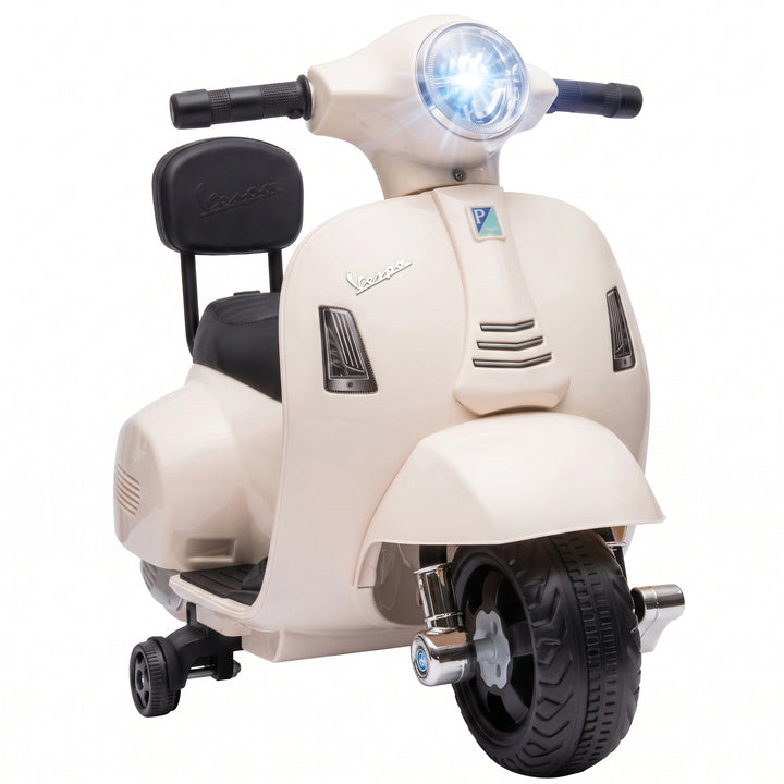 Elmotorcykel til børn Mini Vespa GTS 6V Elmotorcykel Hvid