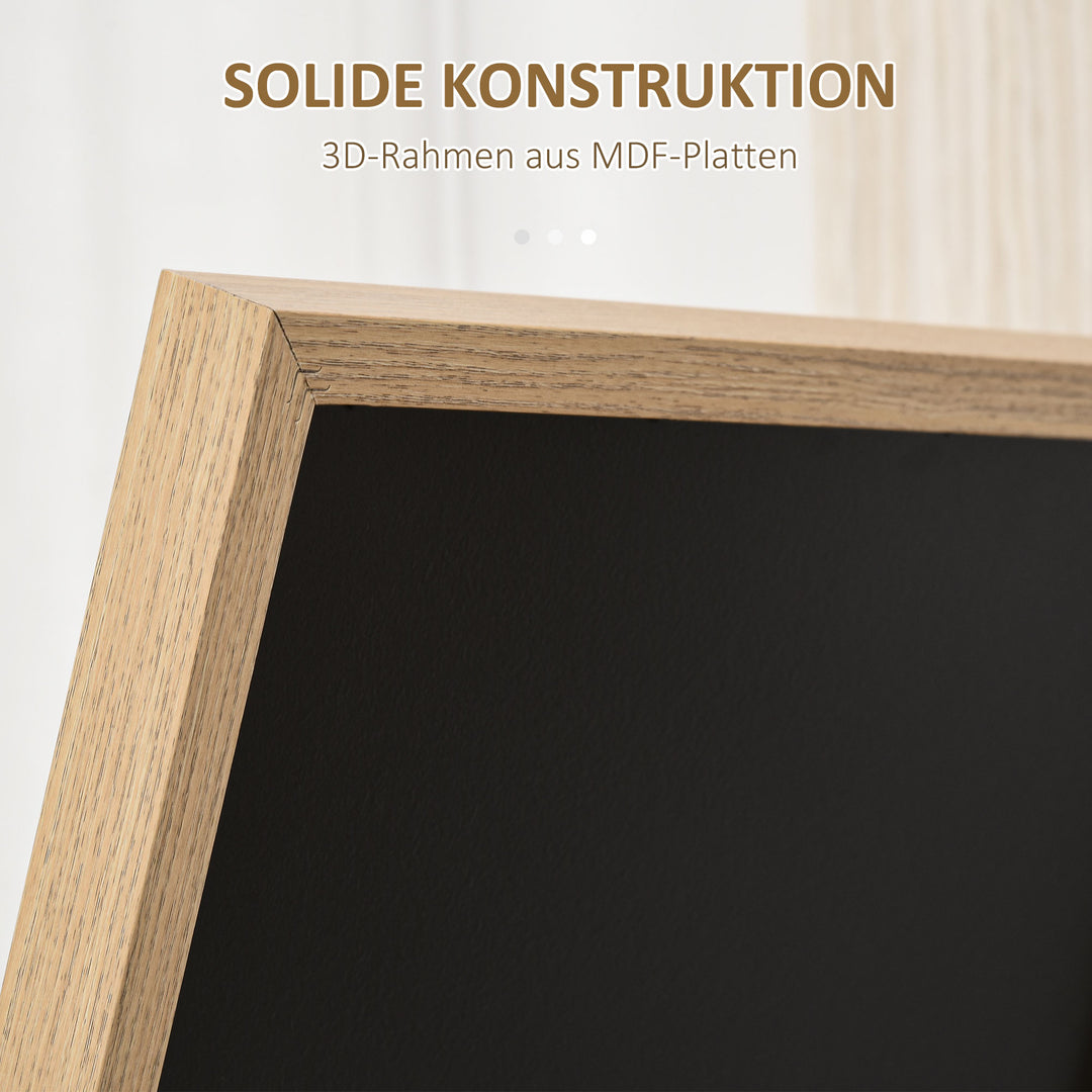 Helfigursspejl med stativ, fritstående, 40 cm x 150 cm, naturlig