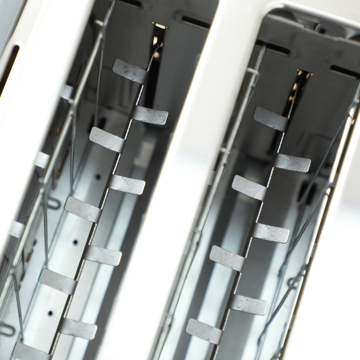 2-I-1 brødrister- og elkedelsæt, 7 bruningsniveauer, optønings- og genopvarmningsfunktion, grå