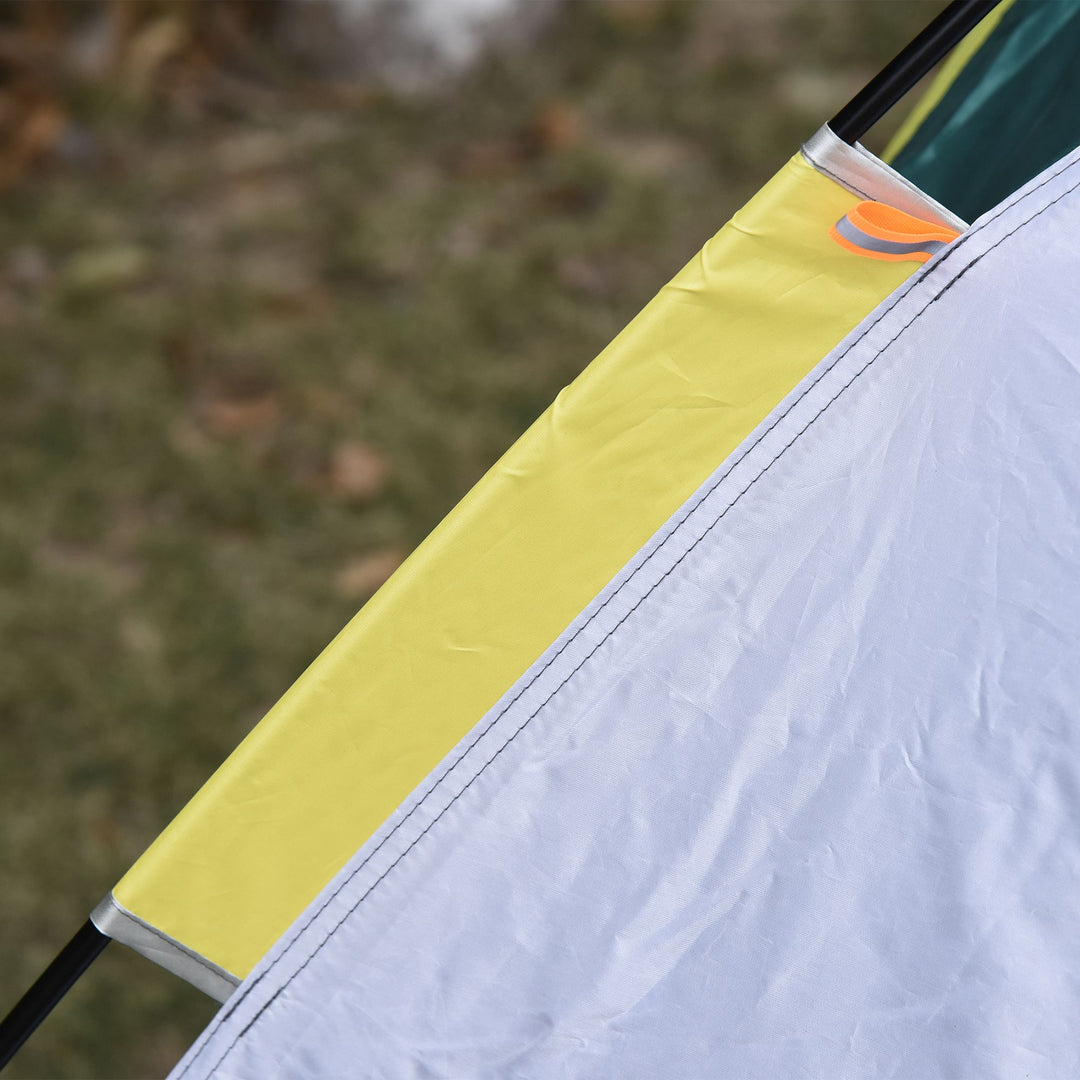 Campingtelt til 3 personer, pop-up kuppeltelt med vindue, bæretaske, pløkker, bund, familietelt med 1000 mm vandsøjle, telt til camping, rejser, trekking, have