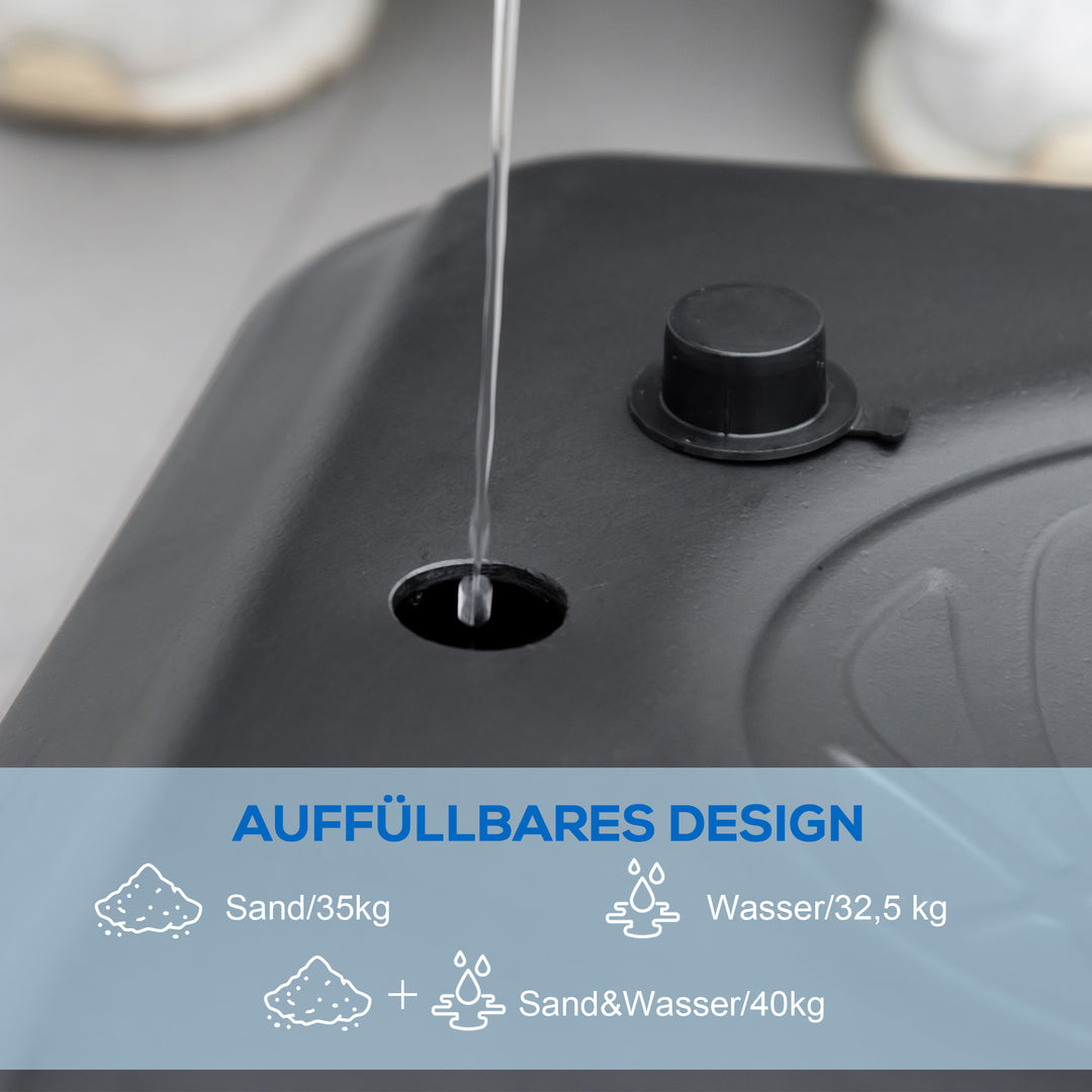 Basketballstativ, højdejusterbar, kurvhøjde 182-213 cm, vejrbestandig, med hjul, metalramme