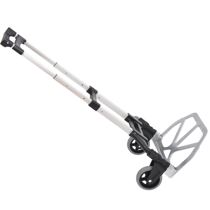 Sækkevogn i aluminium, foldbar transportvogn, sækkevogn, stablevogn, aluminium, maks. 70 kg lasteevne