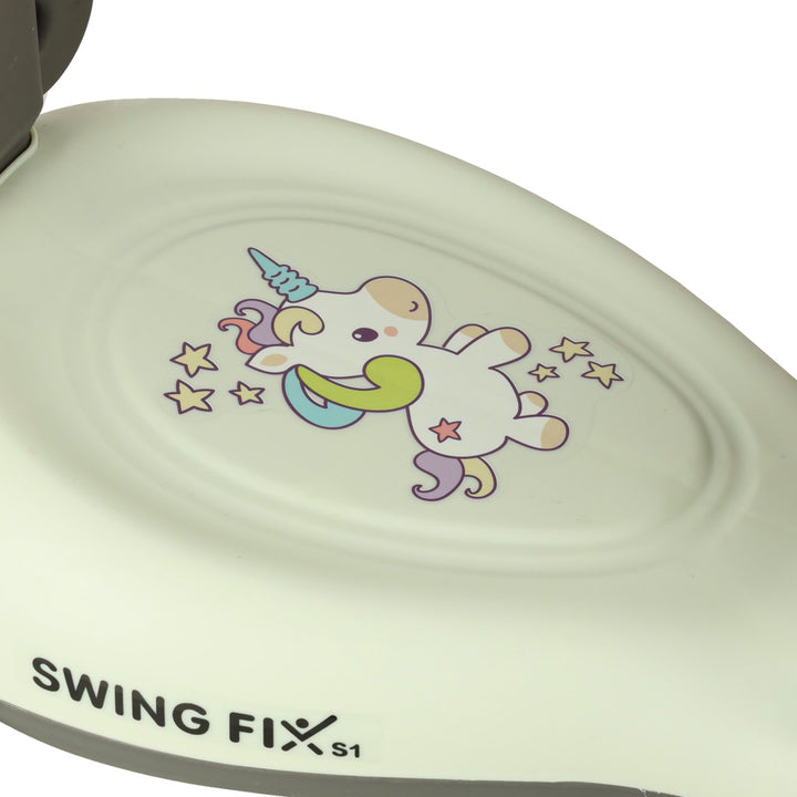 LED Swing FIX S1 gravitationsscooter med håndtag grå maks. 65 kg