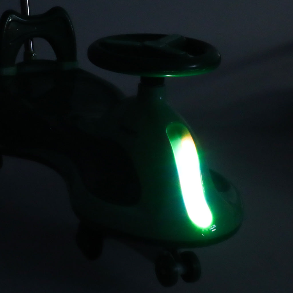 LED Swing FIX S2 gravitationsscooter med håndtag grøn maks. 100 kg