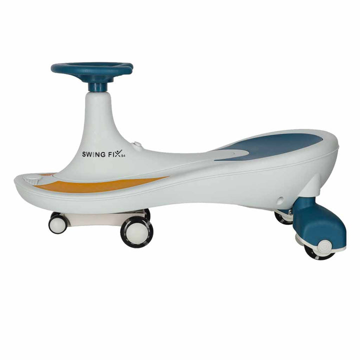 Gravity ride lysende LED-hjul med musikafspilning 76 cm blå og hvid maks. 120 kg