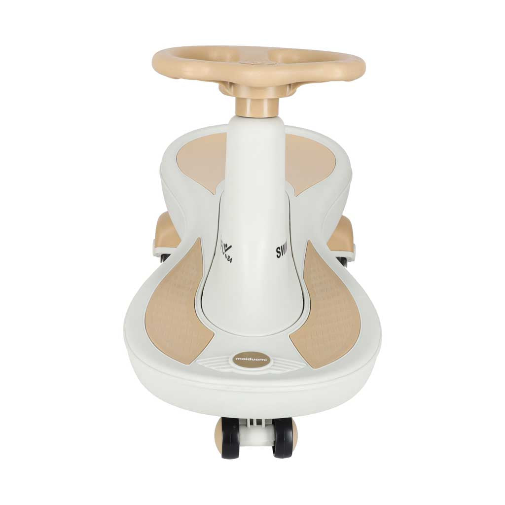 Gravity ride glødende LED-hjul med musikafspilning 76 cm guld og hvid maks. 120 kg