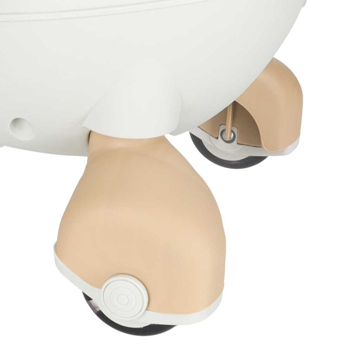 Gravity ride glødende LED-hjul med musikafspilning 76 cm guld og hvid maks. 120 kg