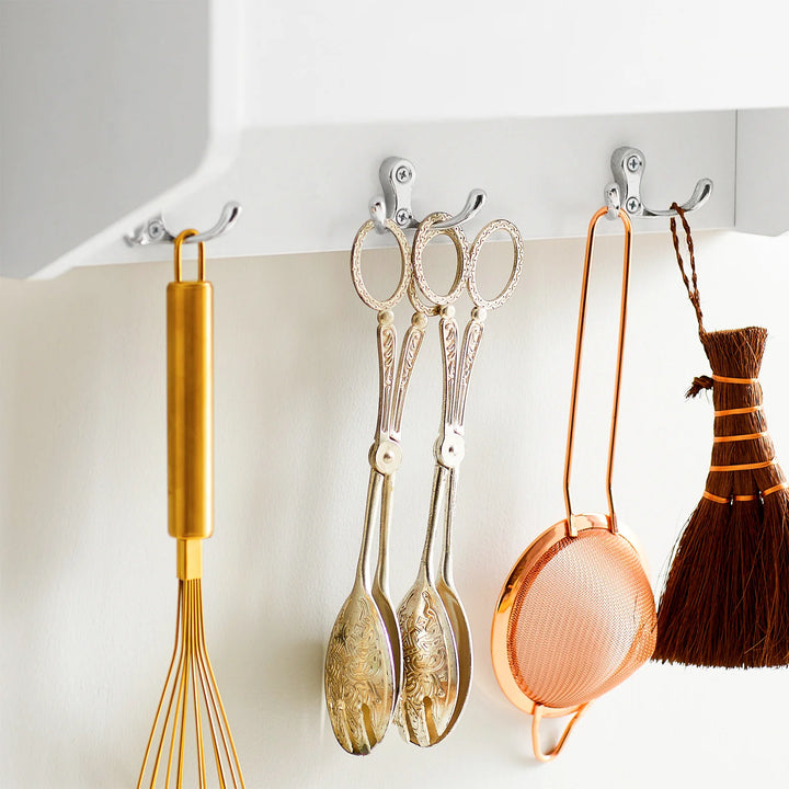 Vægmonteret hylde i skandi-look, B38 x D17 x H75 cm, hvid