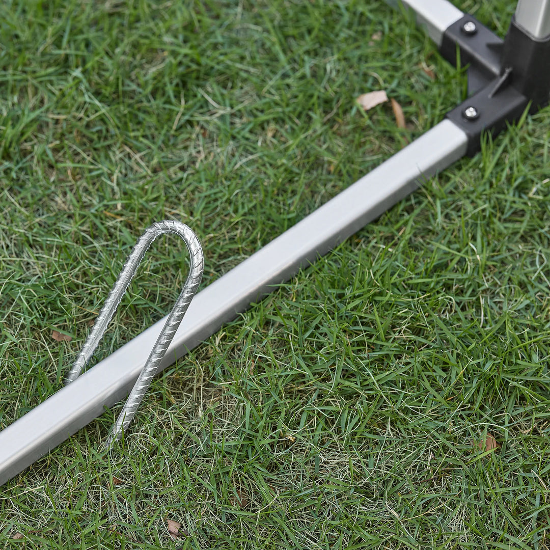 Robust og vejrbestandig cykelgarage, lyseblå, 120 x 163 x 176 cm