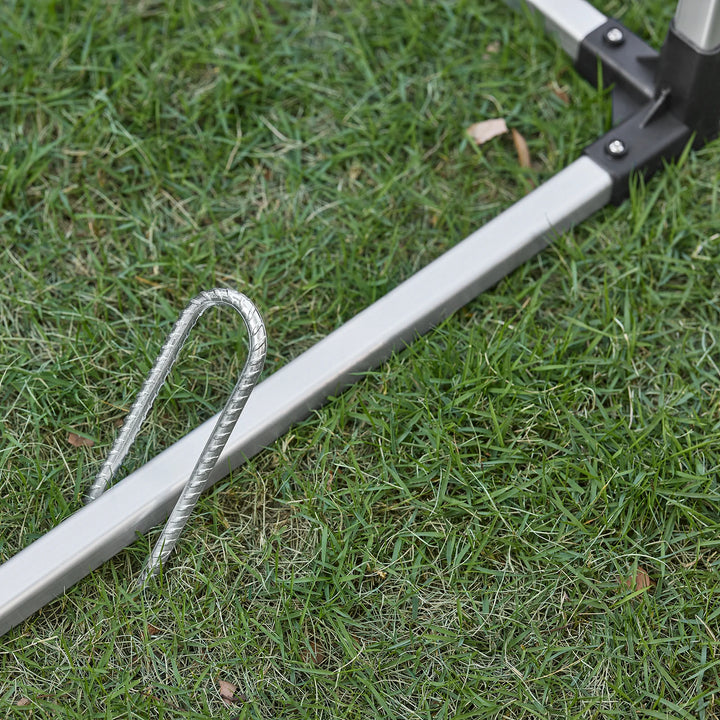 Robust og vejrbestandig cykelgarage, lyseblå, 120 x 163 x 176 cm