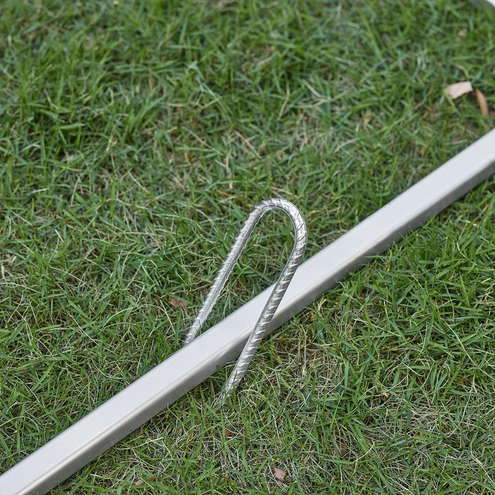 Robust og vejrbestandigt cykelgarage, grøn, 120 x 163 x 176 cm