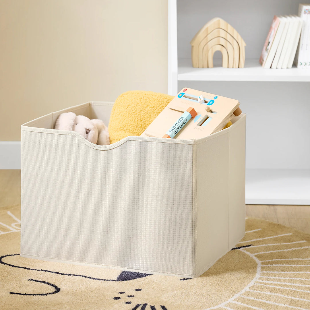 Hold børneværelset ryddeligt med denne funktionelle bogreol (B80 x D40 x H80 cm) i hvid