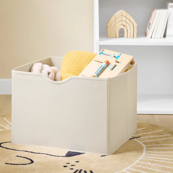 Hold børneværelset ryddeligt med denne funktionelle bogreol (B80 x D40 x H80 cm) i hvid