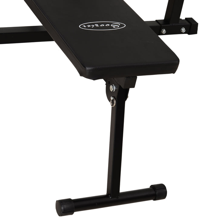 Power station med pull-up bar, multifunktionel dip station, hjemmetræningsudstyr, med boksesæk, fitness, stål, sort, 180 x 183 x 219 cm