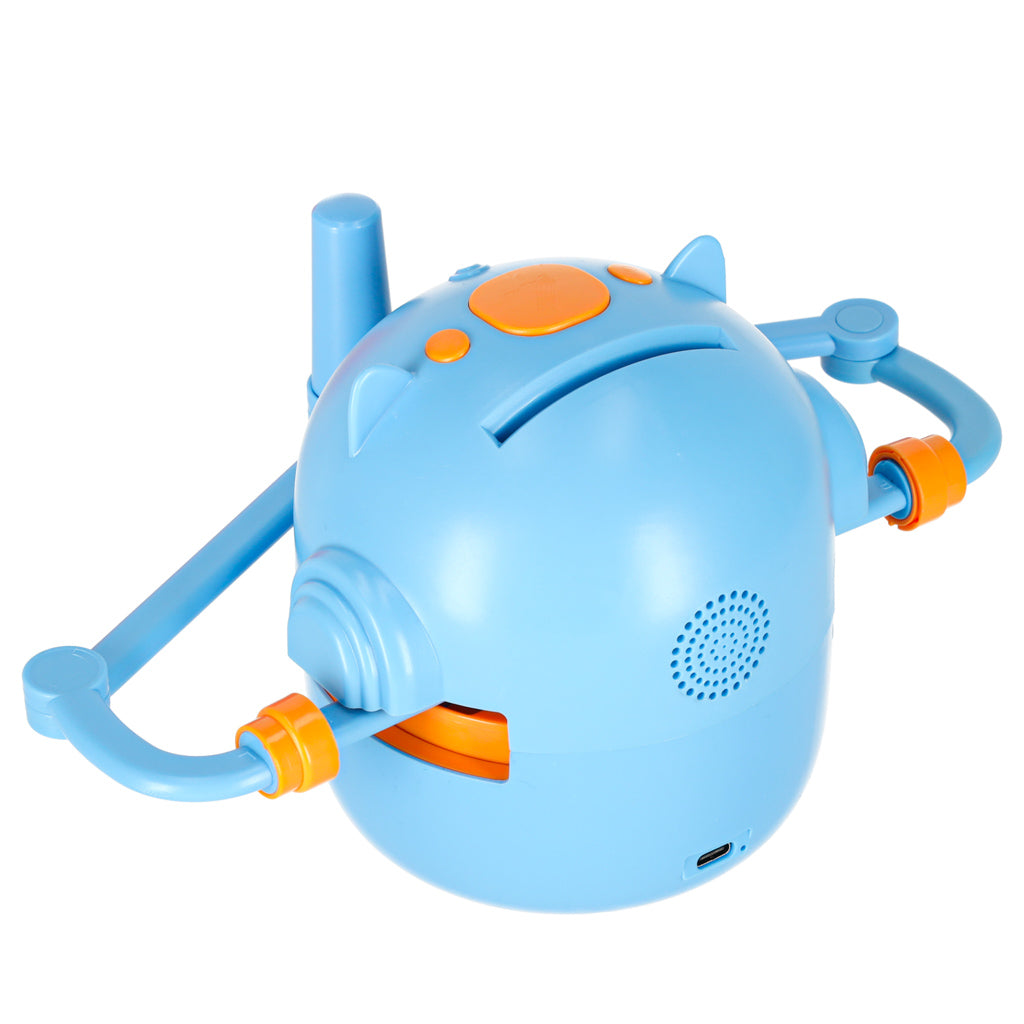Pædagogisk robot interaktiv læring til at tegne skrivesæt fiche tuscher blå