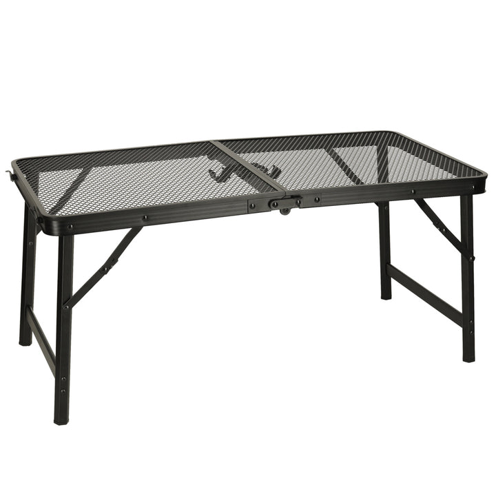 LUARO rejsebord camping catering klapbord 80 x 40 x 66 x 37 cm