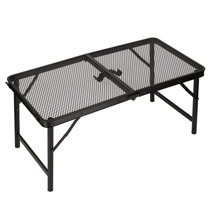 LUARO rejsebord camping catering klapbord 80 x 40 x 66 x 37 cm
