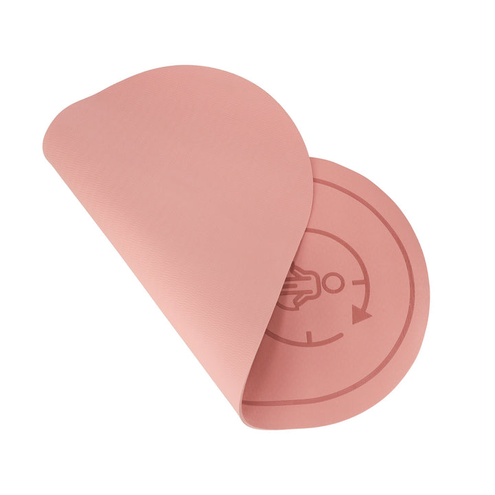 Yoga hoppemåtte lydisolerende skridsikker 127x63x0,6 cm pink