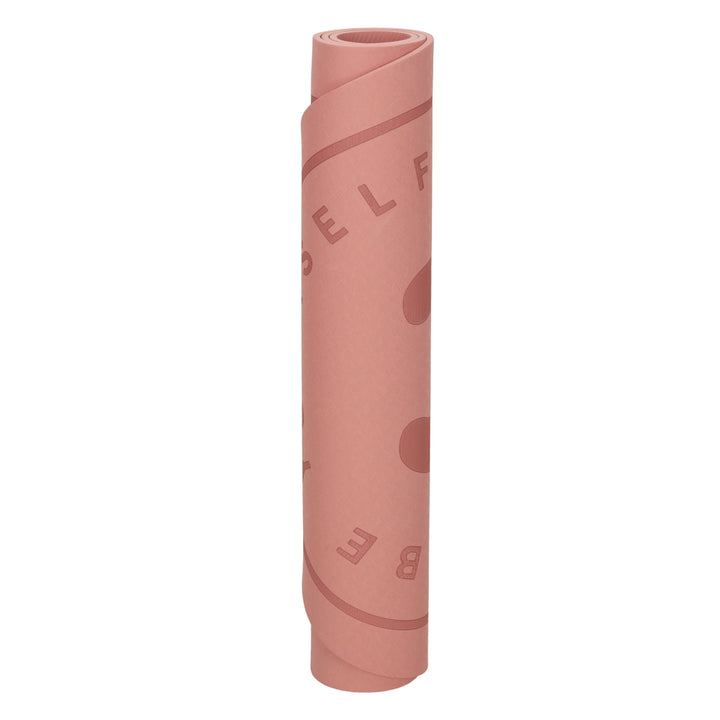 Yoga hoppemåtte lydisolerende skridsikker 127x63x0,6 cm pink