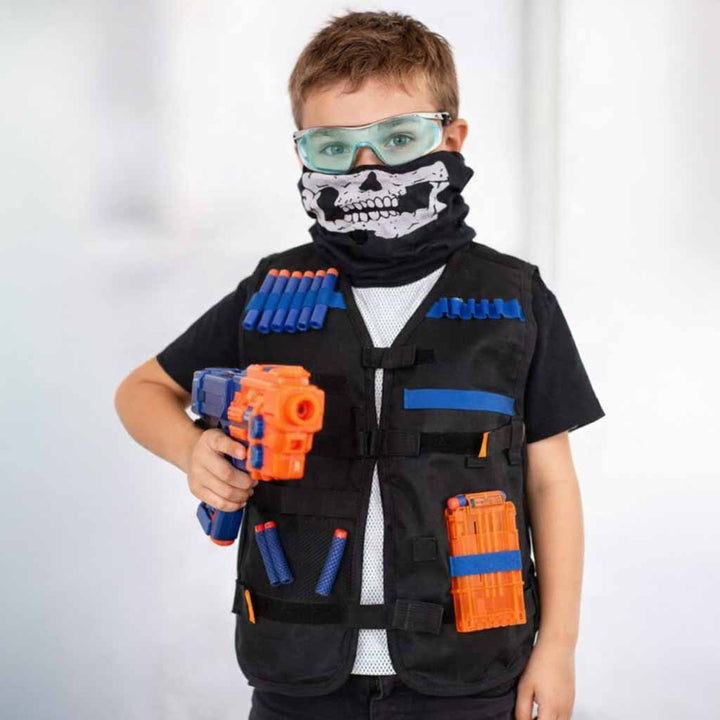 Taktisk vest til NERF-affyringsudstyr og tilbehør