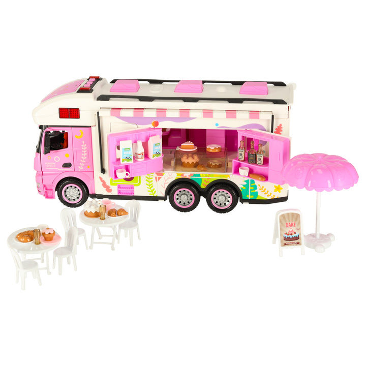Fjernbetjent campingvogn autocamper bil 2.4GHz lyde lys tilbehør pink