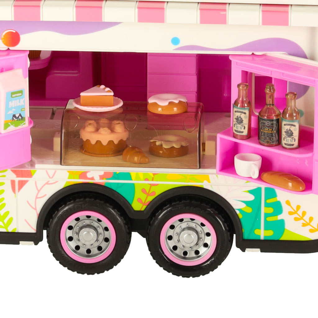 Fjernbetjent campingvogn autocamper bil 2.4GHz lyde lys tilbehør pink