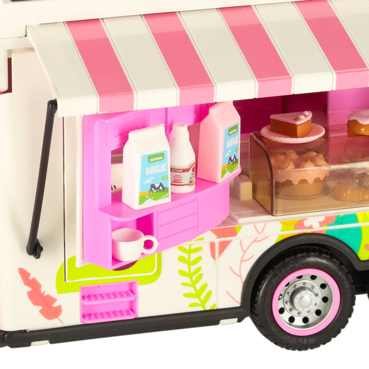 Fjernbetjent campingvogn autocamper bil 2.4GHz lyde lys tilbehør pink