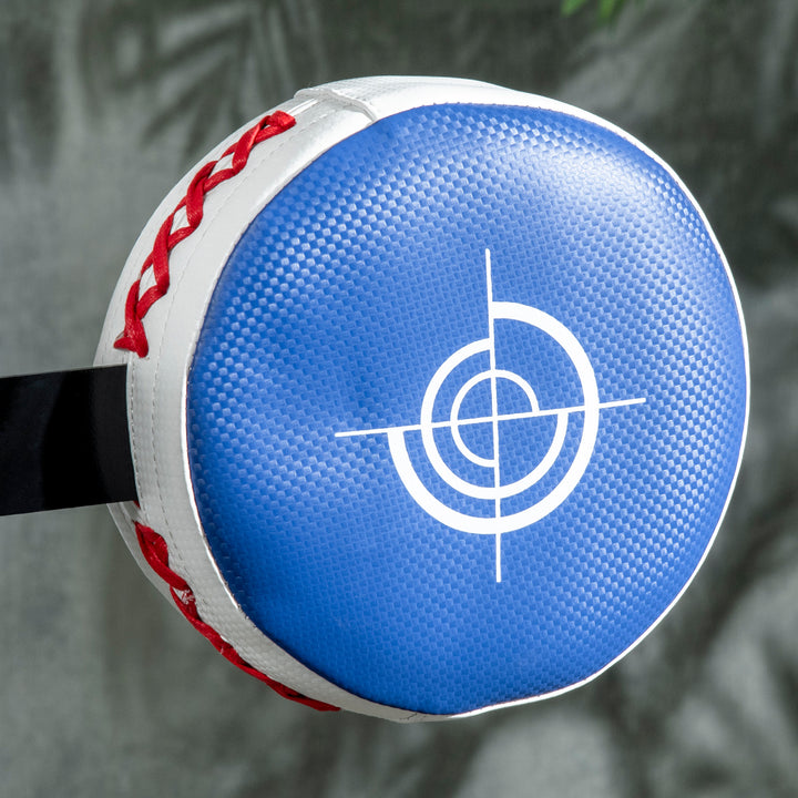 Boksestativ, højdejusterbar, refleksstang, klo, speedball, fyldbart stativ, 80,5 x 48 x 163-205 cm