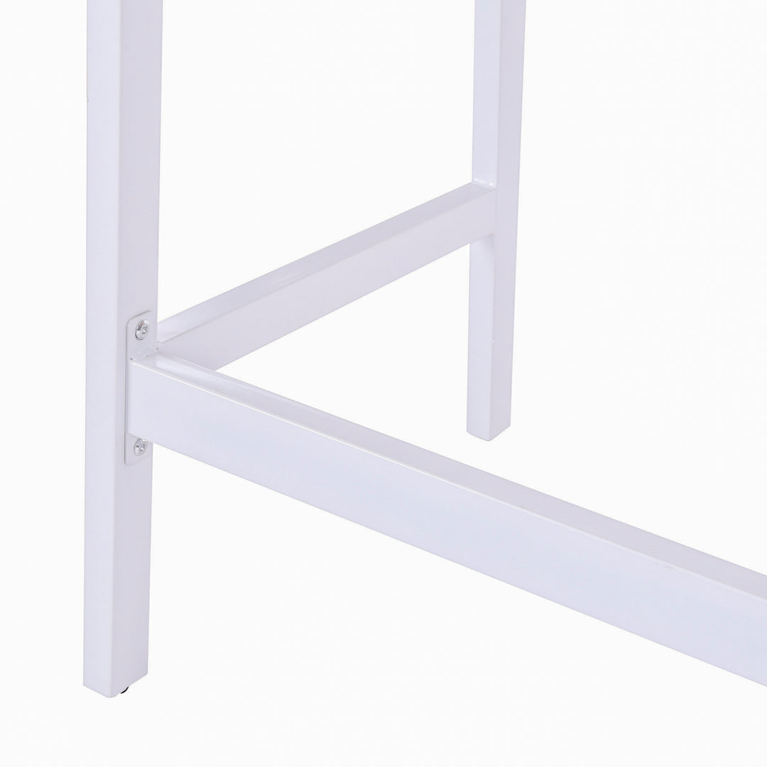 Skrivebord med 6 Opbevaringsrum - Naturlig, 100x55x81,5 cm