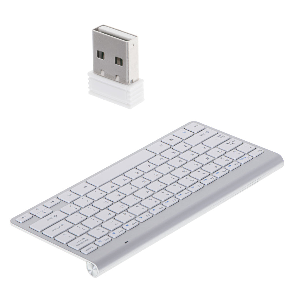 Trådløst Smart TV-tastatur, sølv
