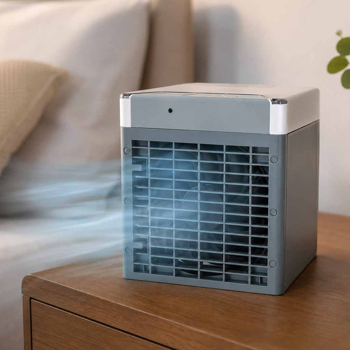 Mini bærbar ventilator til skrivebordsklimaanlæg med USB-port