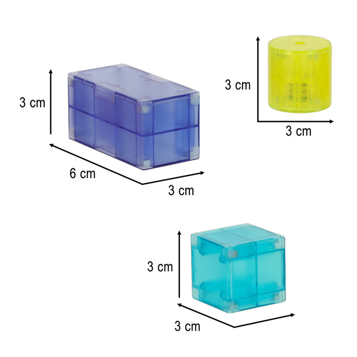 3D-konstruktionsmagnetiske LED-lysende 32 el