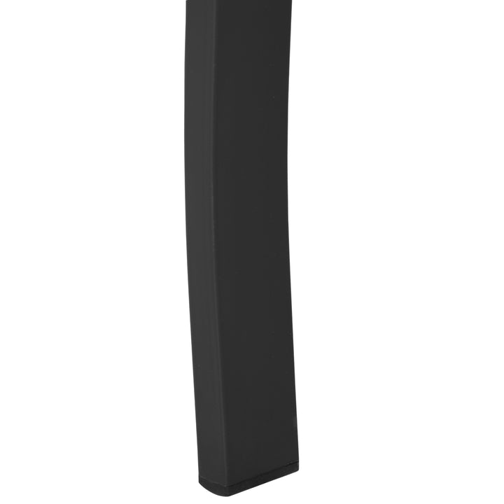 2-personers havebænk, 240 kg lasteevne, havemøbler egnet til indendørs og udendørs brug, 127 x 58 x 82 cm, sort
