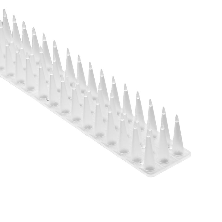 Duespidser, fugleafskrækkende plastik, tæt hvid, 8 el. 43 cm