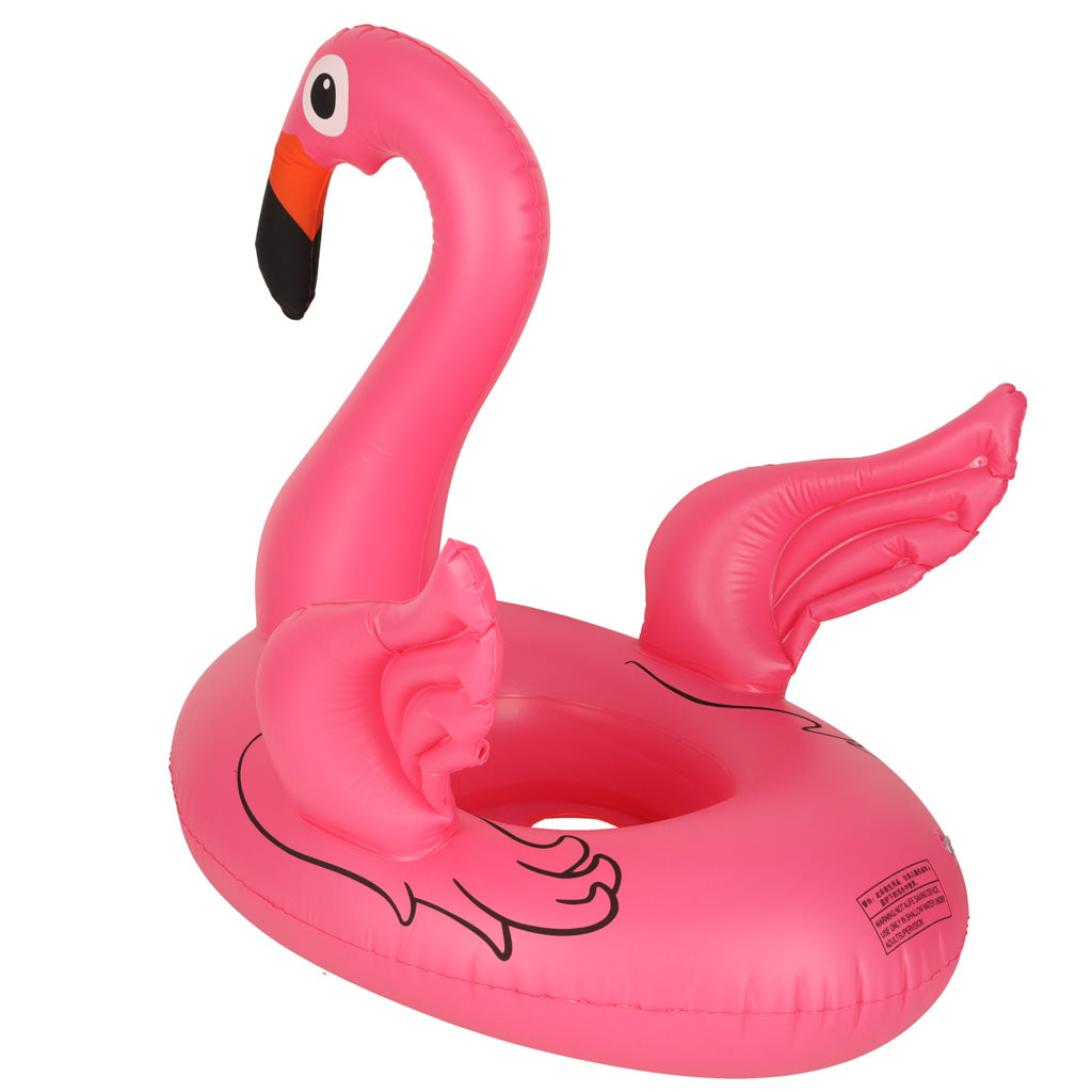 Oppusteligt pontonhjul til børneflamingoer