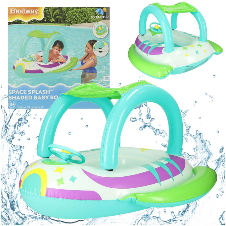 BESTWAY 34149 Oppustelig ponton med bilrat