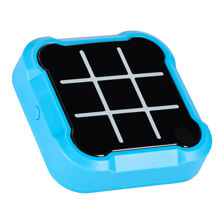 Circle cross cross elektronisk puslespil tic tac toe bærbar konsol blå