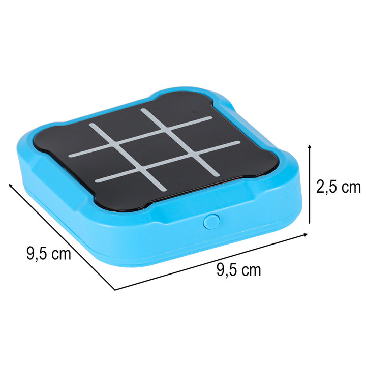 Circle cross cross elektronisk puslespil tic tac toe bærbar konsol blå