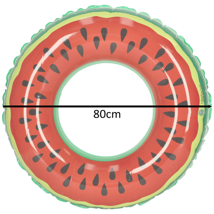 Oppusteligt vandmelonhjul på 80 cm