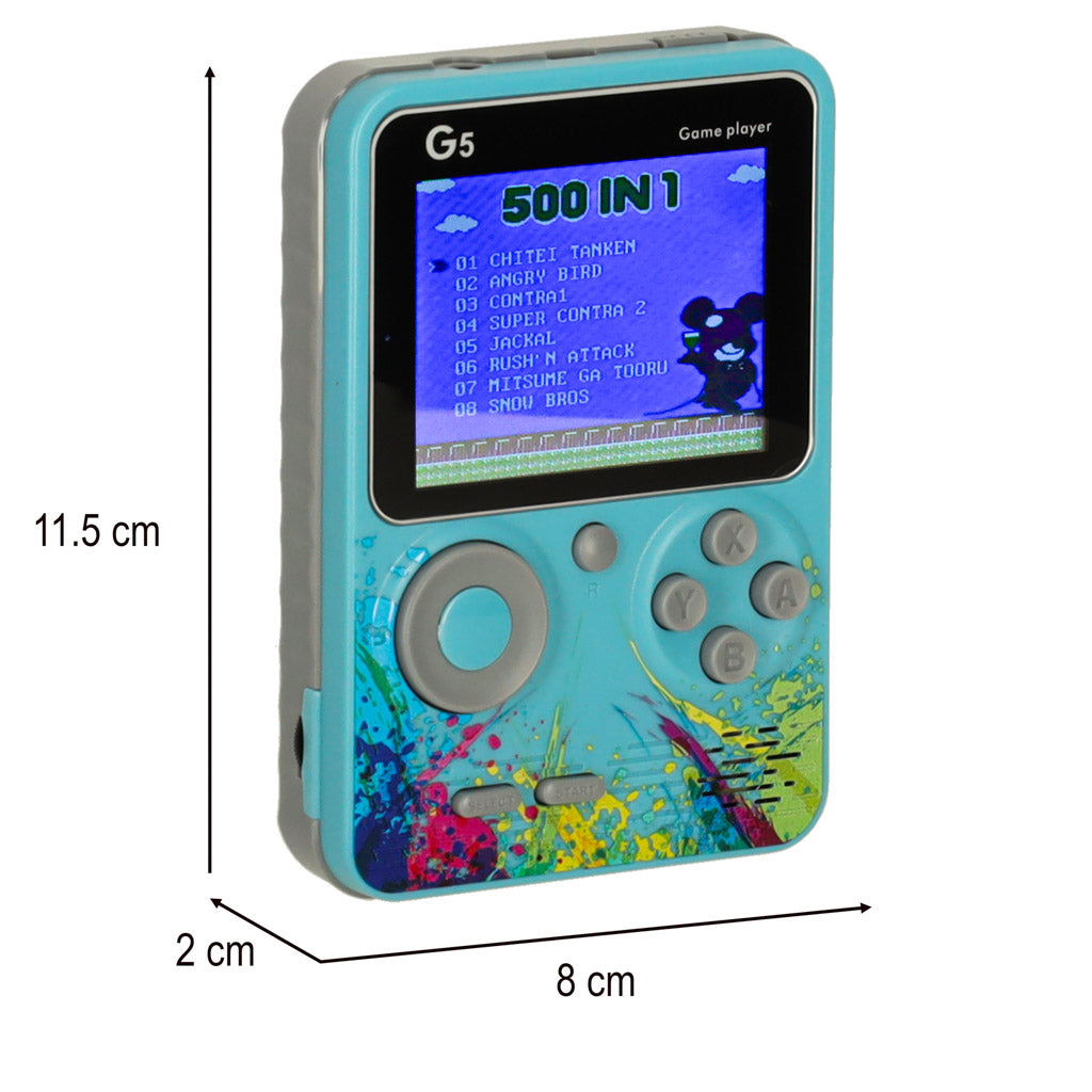 Retro mini bærbar spillekonsol
