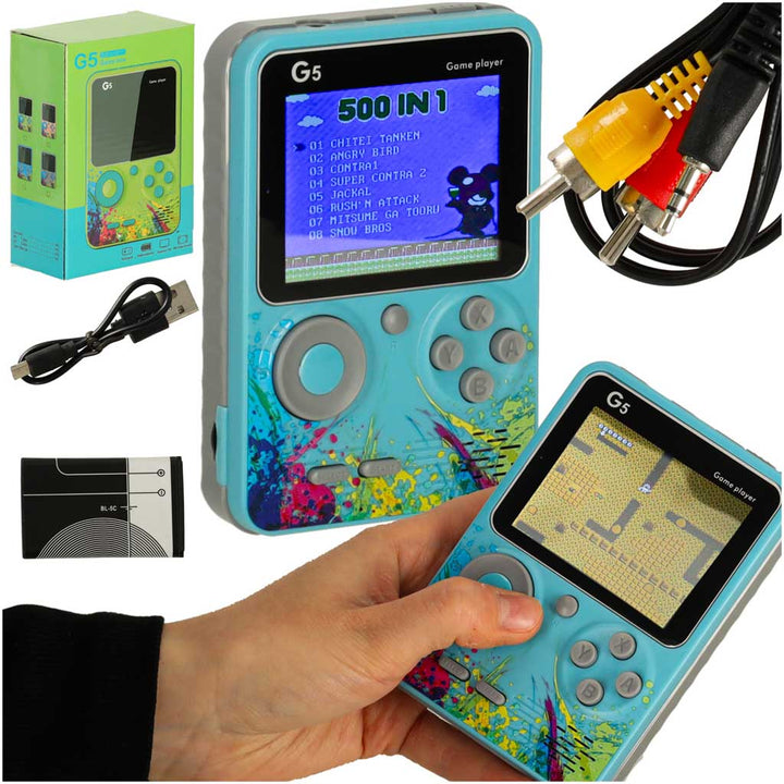 Retro mini bærbar spillekonsol