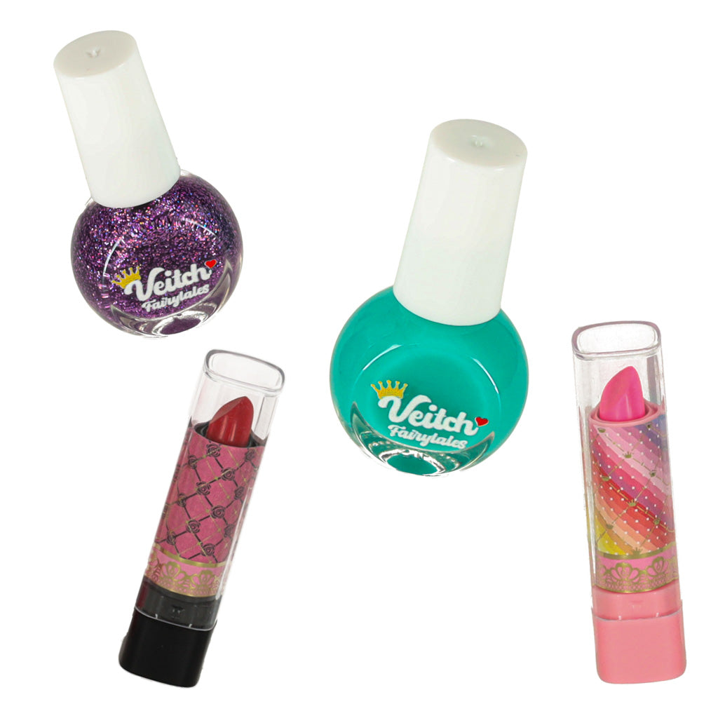 Makeup kosmetik makeup spray makeup taske nederdel sæt 22 varer