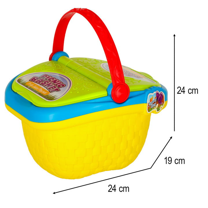 Picnickurv frugtkurv juice drikkevarer mad forsyninger snacks til picnic