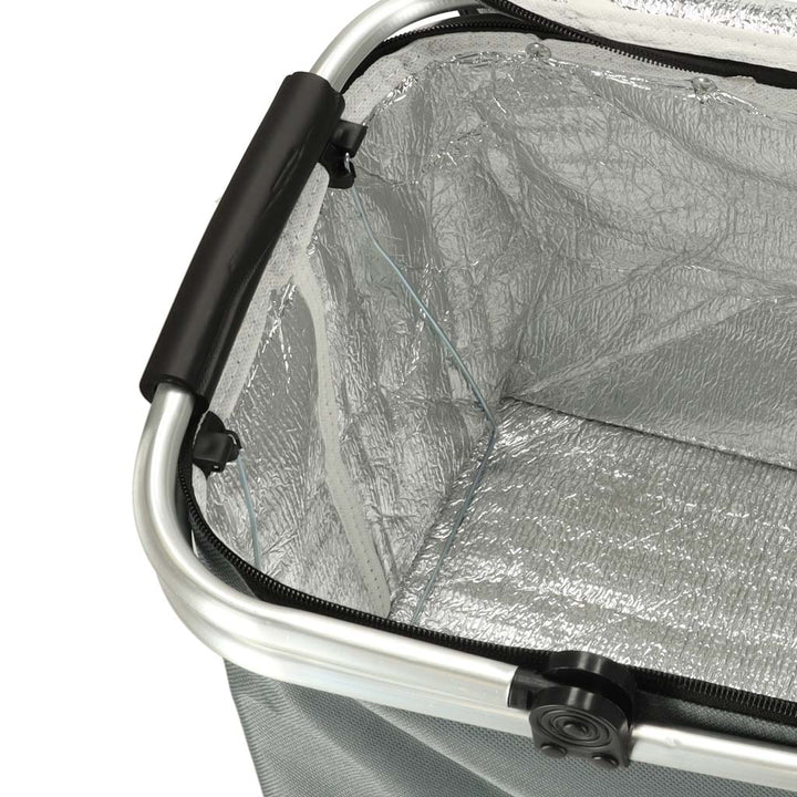 Termisk foldbar picnickurv grå