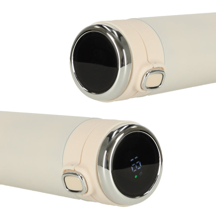 Termokrus med mundstykke LED termokande 420ml beige
