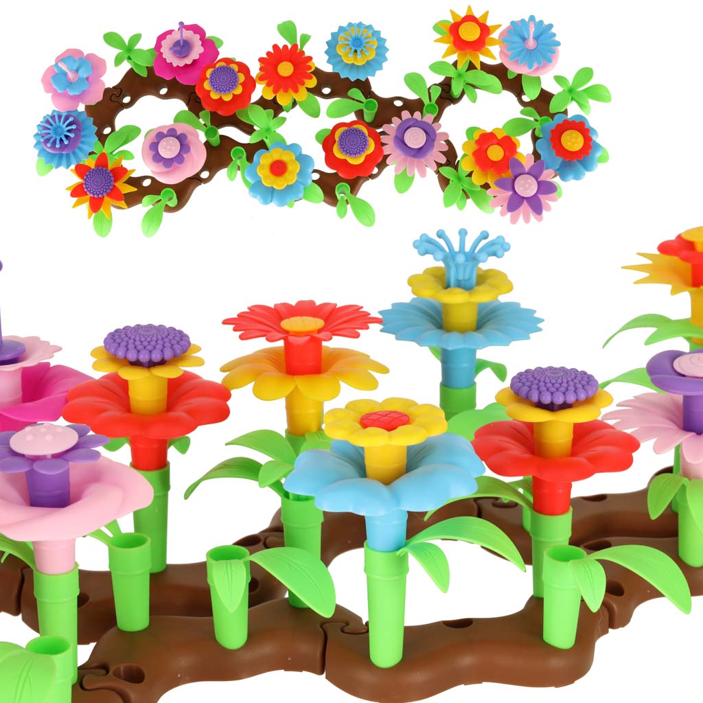 Blomster kreative klodser blomsterhave 104 brikker