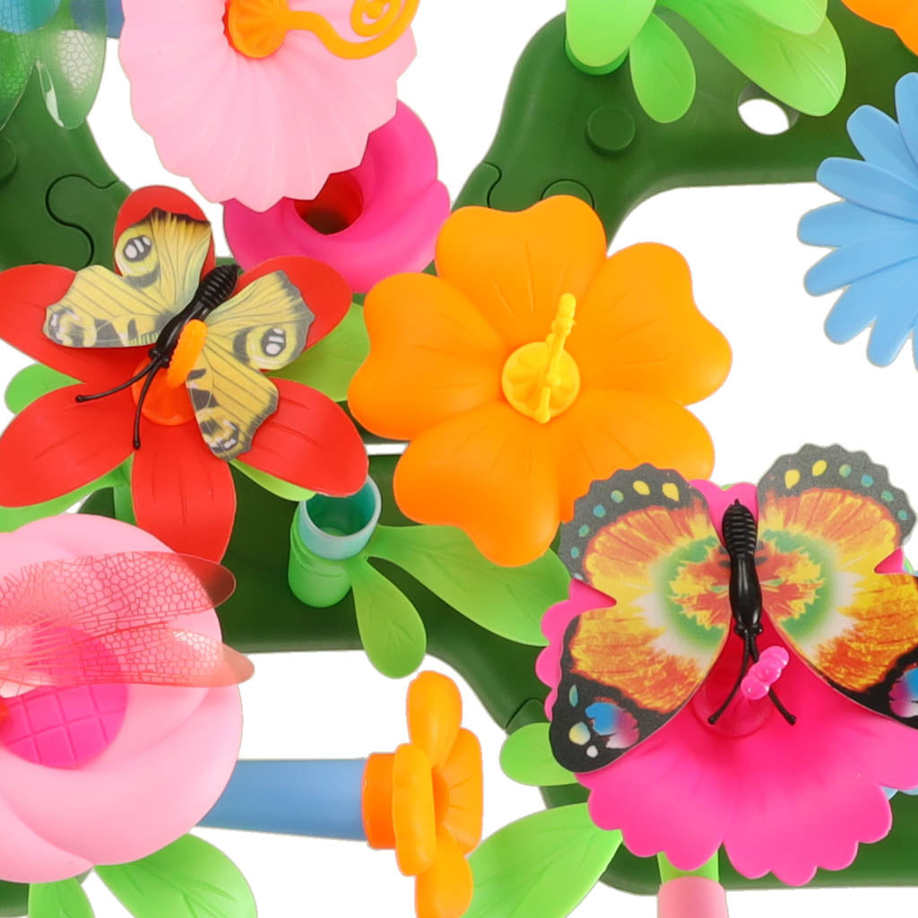 Blomster kreative blokke blomsterhave 175 elementer